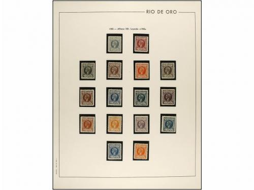 LOTES y COLECCIONES. COLONIAS ESPAÑOLAS. Colección en hojas 