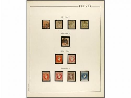 LOTES y COLECCIONES. COLONIAS ESPAÑOLAS. Colección en hojas 