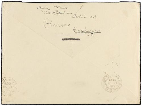✉ ESPAÑA GUERRA CIVIL. 1939. REFUGIADOS ESPAÑOLES EN FRANCIA