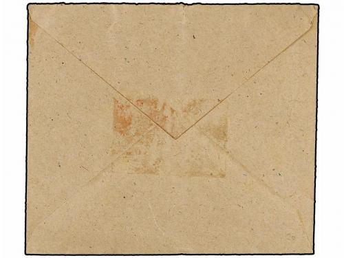 ✉ ESPAÑA GUERRA CIVIL. 1938. Sobre con membrete CORRESPONDEN