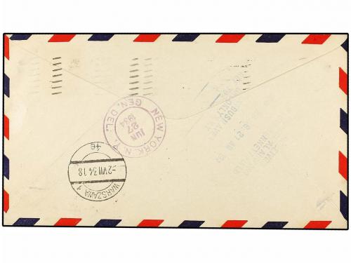 ✉ POLONIA. 1934. NEW YORK to WARSAW (Poland) redirected to N