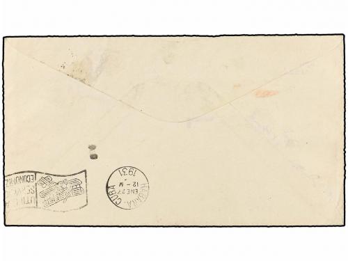 ✉ MEXICO. 1931. MÉXICO a HABANA. PRIMER VUELO MÉXICO-CUBA. V