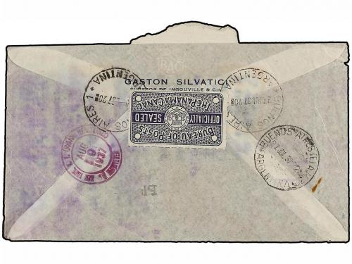 ✉ ARGENTINA. 1937. BUENOS AIRES a NEW YORK. CORREO ACCIDENTA