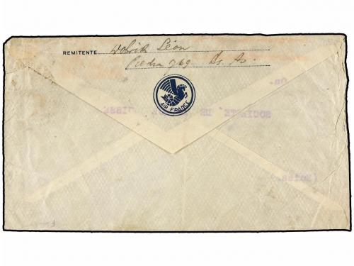 ✉ ARGENTINA. 1935. BUENOS AIRES a GINEBRA. CORREO ACCIDENTAD