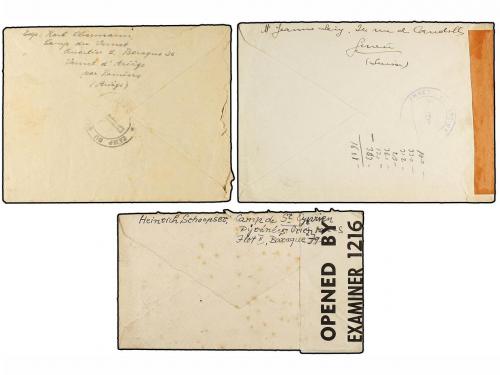 ✉ FRANCIA. 1940-41. CAMPOS DE CONCENTRACIÓN DE JUDÍOS en la 