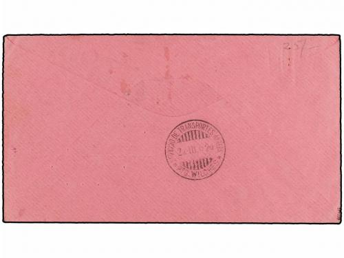 ✉ COLOMBIA. Sc. C38/39. 1926. BUCARAMANGA a PUERTO WILCHES. 