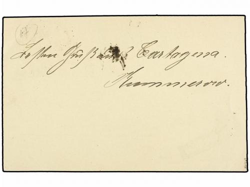 ✉ COLOMBIA. 1927. CARTAGENA a ALEMANIA. Entero Postal de 10 