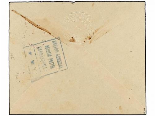 ✉ COLOMBIA. Sc. C14. 1922. GIRARDOT a BARRANQUILLA. 3 cts. v