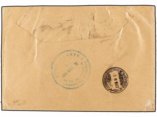 ✉ ALEMANIA. 1927. BREMEN to BUCARAMANGA (Colombia). 10 pf., 