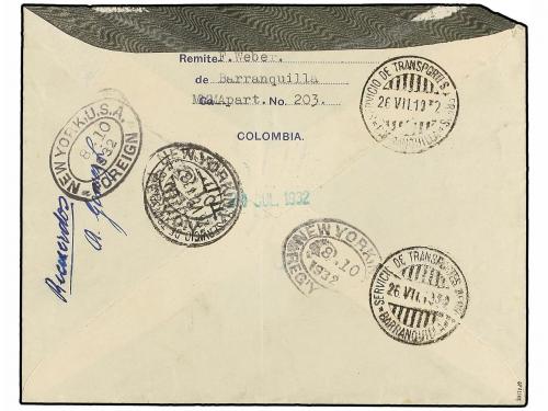 ✉ COLOMBIA. Sc. CF4. 1932. BOGOTÁ a AUSTRIA. Entero Postal d