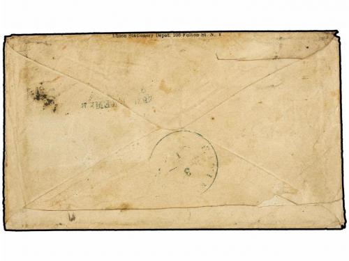 ✉ ESTADOS UNIDOS. 1862. PRINCENTON to GERMANY. Patriotic env