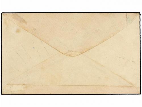 ✉ ANTILLAS DANESAS. 1871. SANTO THOMAS a CURAÇAO. Sobre circ