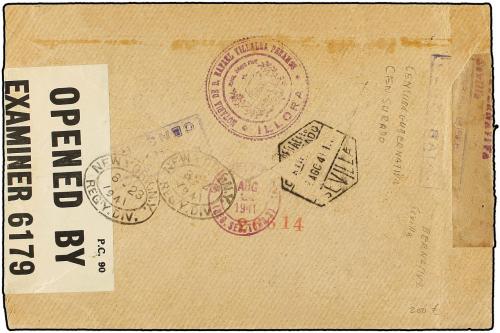 ✉ ESPAÑA E. LOCALES PATRIOTICAS: MALAGA. Ed. 70/78. 1941. GR