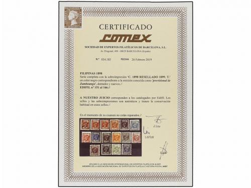 * FILIPINAS. Ed. 151/66. SERIE COMPLETA, centrajes habituale