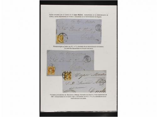 ✉ ESPAÑA. 4 cuartos amarillo COLECCIÓN DE CORREO MARÍTIMO. C