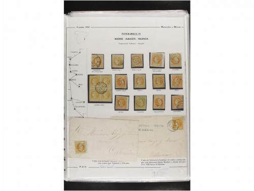 ° ✉ Δ ESPAÑA. Ed. 52. 4 cuartos amarillo. COLECCIÓN DE FECHA