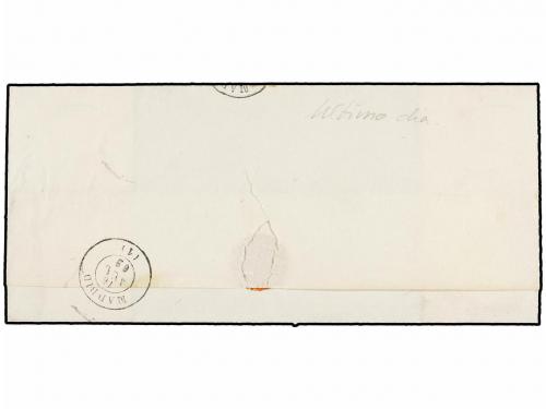 ✉ ESPAÑA. Ed. 52. 1862. SALAMANCA a MADRID. 4 cuartos amaril