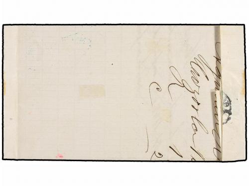 ✉ ESPAÑA. Ed. 52. 1862. CAZORLA a GRANADA. 4 cuartos amarill