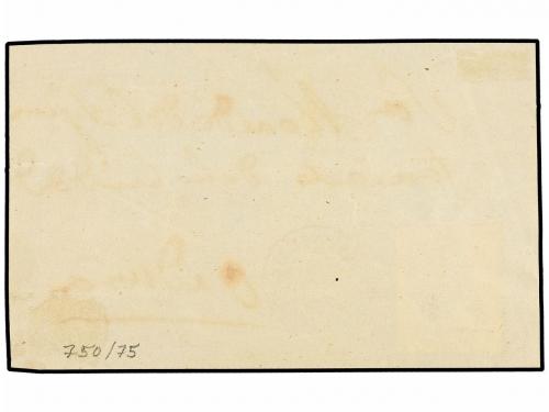 ✉ ESPAÑA. Ed. 52. 1861. FRONTAL circulado a ORDUÑA. 4 cuarto