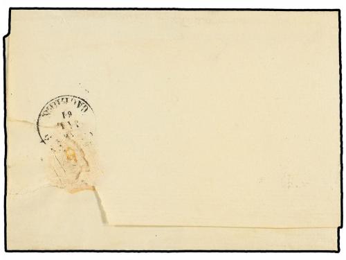 ✉ ESPAÑA. Ed. 52. 1861. NAVALMORAL a TRUJILLO. 4 cuartos ama