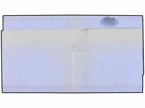 ✉ ESPAÑA. Ed. 52. 1862. OVIEDO a MADRID. 4 cuartos amarillo.