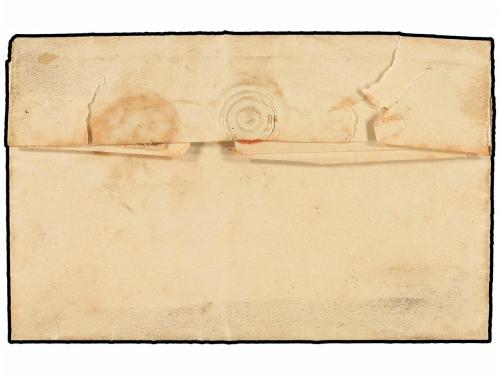 ✉ ESPAÑA. Ed. 52. 1861. GERA a SALAS. 4 cuartos amarillo. Ma