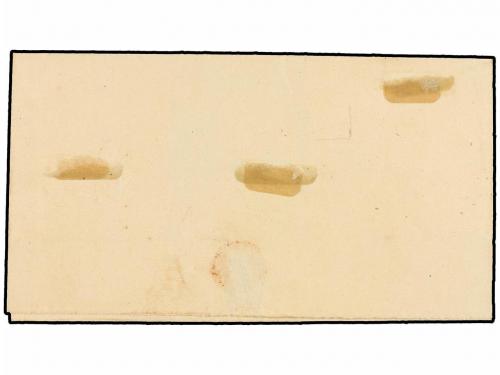 ✉ ESPAÑA. Ed. 52. 1860. LLANES a SALAS. 4 cuartos amarillo. 