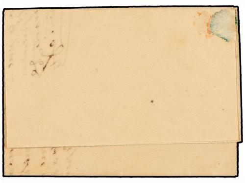 ✉ ESPAÑA. Ed. 52. 1862. MAJA DEL RAIO a BENEJAMA. 4 cuartos 