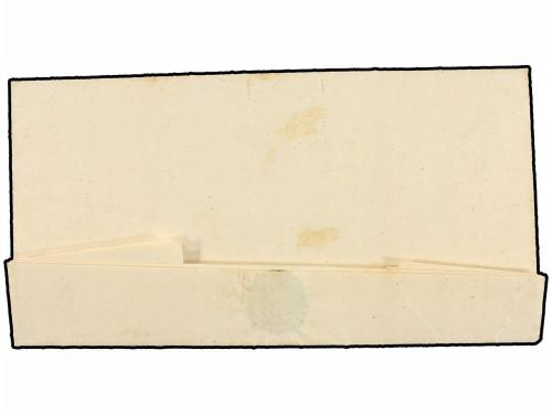 ✉ ESPAÑA. Ed. 52. 1862. ALMARZA a ORTIGOSA. 4 cuartos amaril