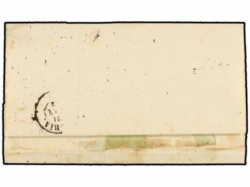 ✉ ESPAÑA. Ed. 52. 1862. ALMAZÁN a SORIA. 4 cuartos amarillo.