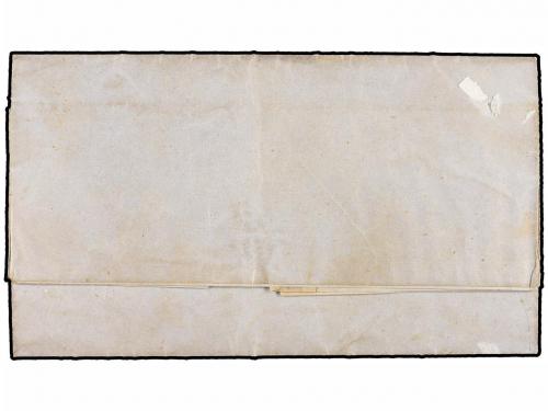 ✉ ESPAÑA. Ed. 52. 1860. ARNEDO a ORTIGOSA. 4 cuartos amarill