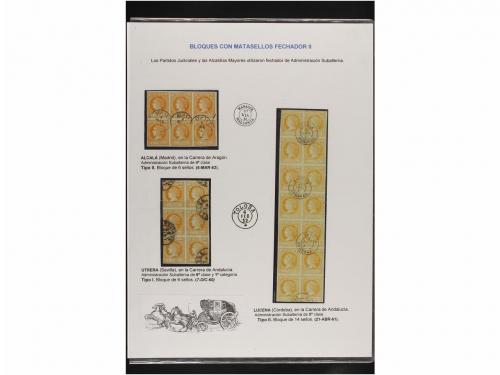 ° ESPAÑA. Ed. 52. 4 cuartos amarillo. COLECCIÓN DE BLOQUES u