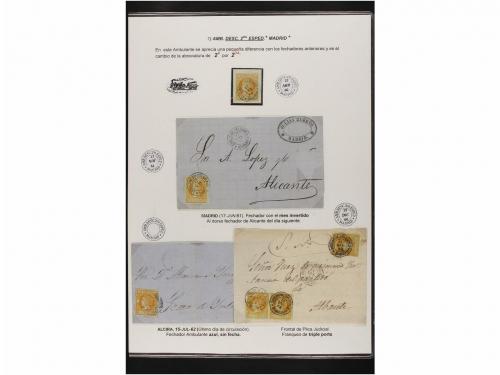 ° ✉ Δ ESPAÑA. Ed. 52. 4 cuartos amarillo. COLECCIÓN DE AMBUL