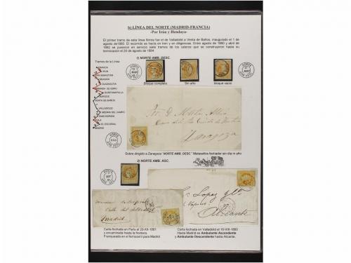 ° ✉ Δ ESPAÑA. Ed. 52. 4 cuartos amarillo. COLECCIÓN DE AMBUL