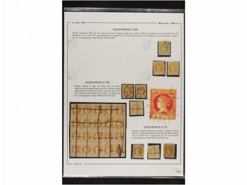 */° ✉ ESPAÑA. 4 cuartos amarillo. COLECCIÓN DE FALSOS POSTAL