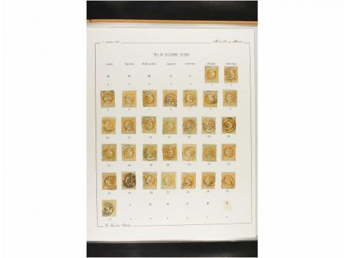 ° ESPAÑA. Ed. 52. 4 cuartos amarillo. CALENDARIO completo de