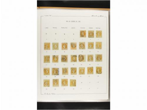 ° ESPAÑA. Ed. 52. 4 cuartos amarillo. CALENDARIO completo de