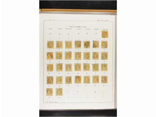 ° ESPAÑA. Ed. 52. 4 cuartos amarillo. CALENDARIO completo de