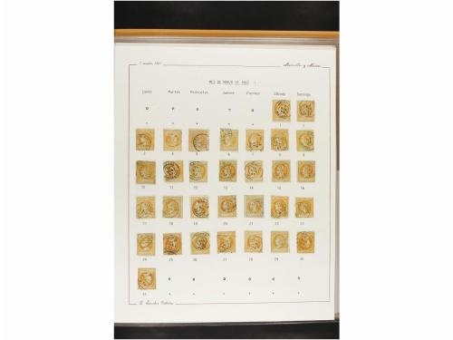 ° ESPAÑA. Ed. 52. 4 cuartos amarillo. CALENDARIO completo de