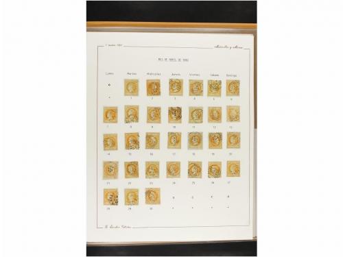 ° ESPAÑA. Ed. 52. 4 cuartos amarillo. CALENDARIO completo de