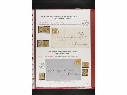 ° ✉ ESPAÑA. Ed. 52. 4 cuartos amarillo. COLECCIÓN DE RUEDAS 