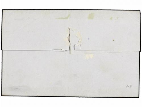 ✉ PANAMA. 1854. PANAMA a SAN FRANCISCO (Usa). Marca ovalada 