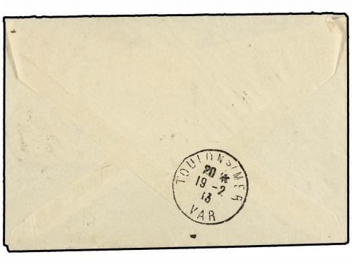 ✉ MARTINICA. 1913. FORT DE FRANCE a FRANCIA. Carta certifica