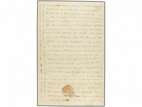 ✉ LEVANTE: CORREO FRANCES. 1861. BEYROUTH a FRANCIA. 20 cts.