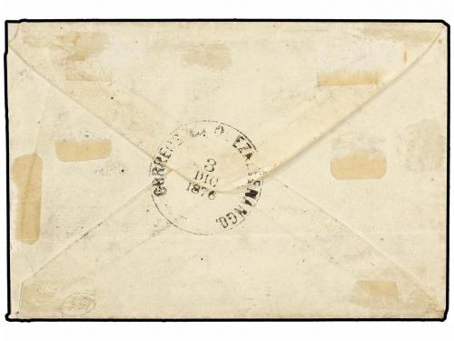 ✉ GUATEMALA. 1876 (Noviembre 29). GUATEMALA a GUEZALTENANGO 