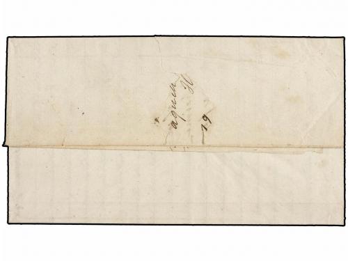 ✉ COLOMBIA. Sc. 54a, 62a. 1868. MEDELLÍN a BOGOTÁ. 5 cts. am