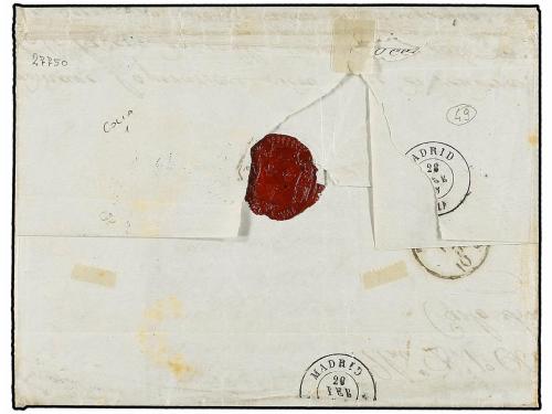 ✉ ITALIA ANTIGUOS ESTADOS: PARMA. Sa. 2 (3), 11 (6). 1858. P