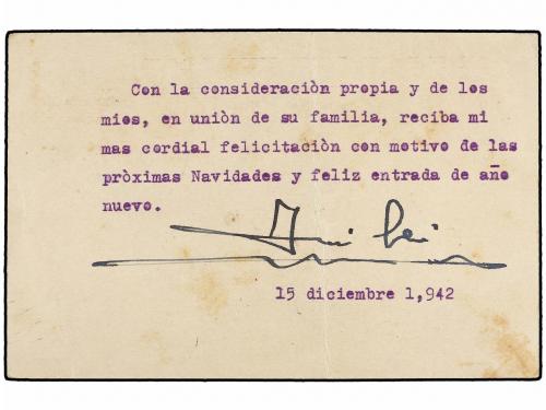 ✉ COLONIAS ESPAÑOLAS: SAHARA. 1942. LA AGUERA a LAS PALMAS. 