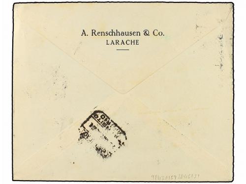 ✉ MARRUECOS. Ed. 133/37, 140. 1935. LARACHE a TORRELAVEGA. C