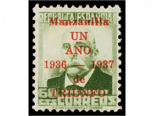 * ESPAÑA E. LOCALES PATRIOTICAS: MANZANILLA. Ed. 3/9hc. CAMB